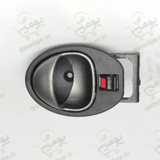 دستگیره فلزی درب باز کن داخل کوییک راست رنگ طوسی