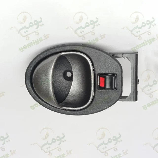دستگیره فلزی درب باز کن داخل کوییک راست رنگ طوسی